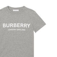 GREY MELANGE T-shirt en coton avec logo