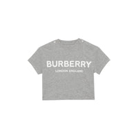 GREY MELANGE T-shirt en coton avec logo