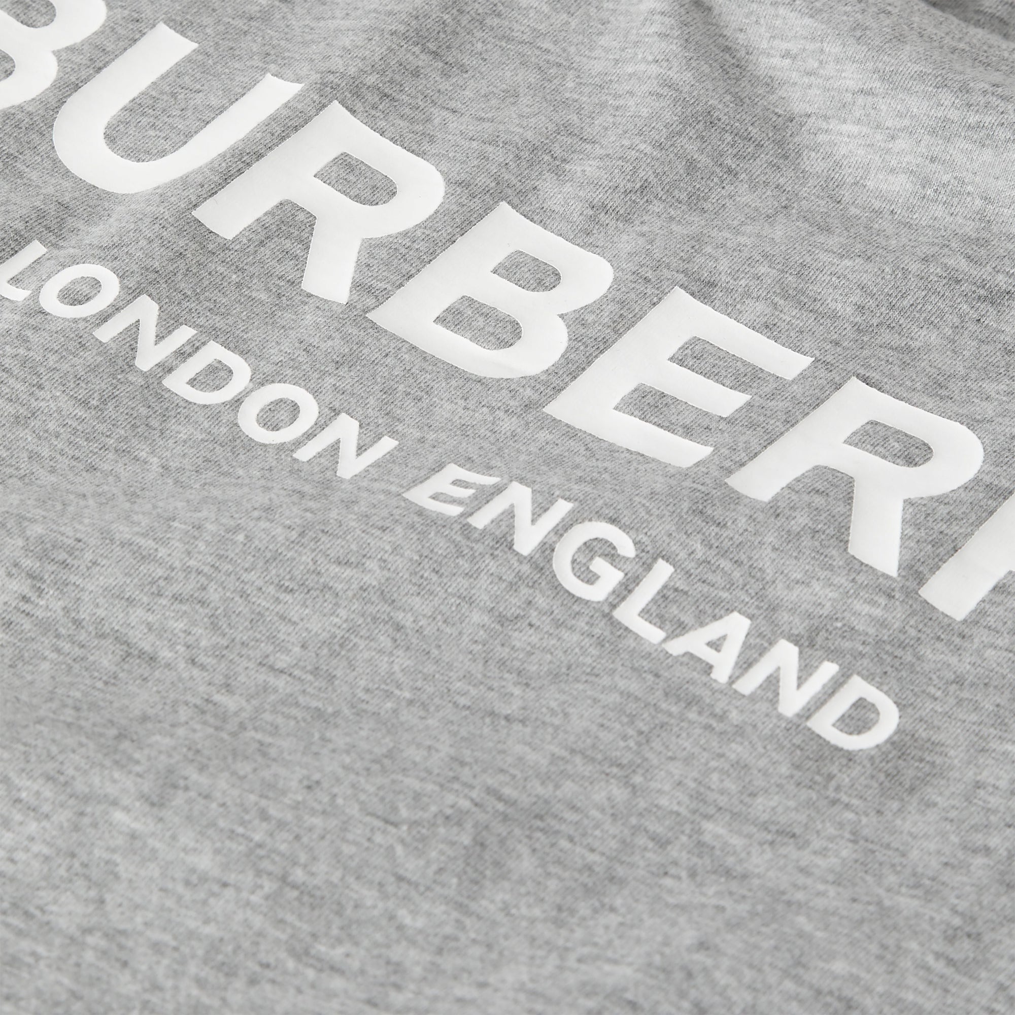 GREY MELANGE T-shirt en coton avec logo