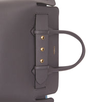 Petit sac the belt en cuir à triple pression - Gris anthracite