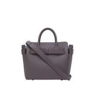 Petit sac the belt en cuir à triple pression - Gris anthracite