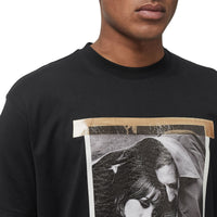 BLACK T-shirt en coton à imprimé campagne d'archive