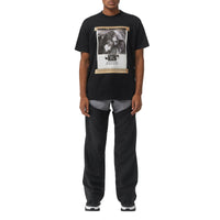 BLACK T-shirt en coton à imprimé campagne d'archive