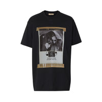 BLACK T-shirt en coton à imprimé campagne d'archive