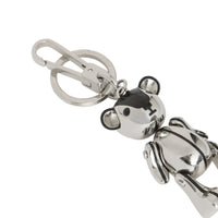 Bijou Thomas bear plaqué palladium - Noir & argent