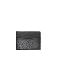 Porte-cartes en cuir Monogram - Noir