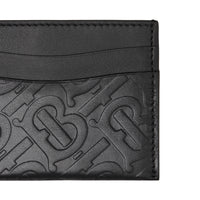 Porte-cartes en cuir Monogram - Noir