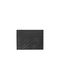 Porte-cartes en cuir Monogram - Noir