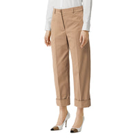 CAMEL Pantalon 7/8 en coton extensible avec rayures iconiques