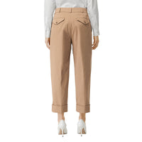 CAMEL Pantalon 7/8 en coton extensible avec rayures iconiques