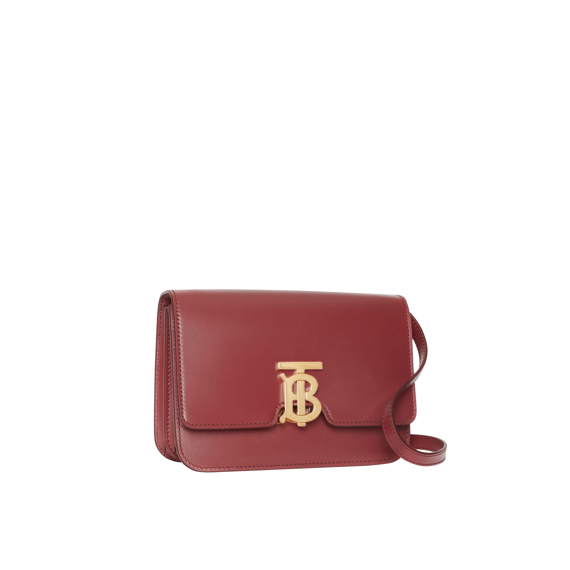 Petit sac TB en cuir - Carmin