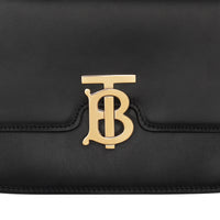 Petit sac TB en cuir - Noir