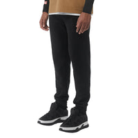 BLACK Pantalon de survêtement en coton avec logo imprimé