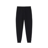 Pantalon de survêtement en coton avec logo imprimé - Noir