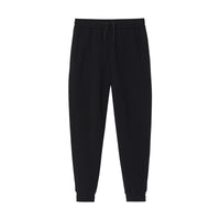 BLACK Pantalon de survêtement en coton avec logo imprimé