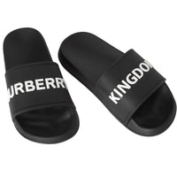Claquettes Kingdom - Noir & Blanc Optique