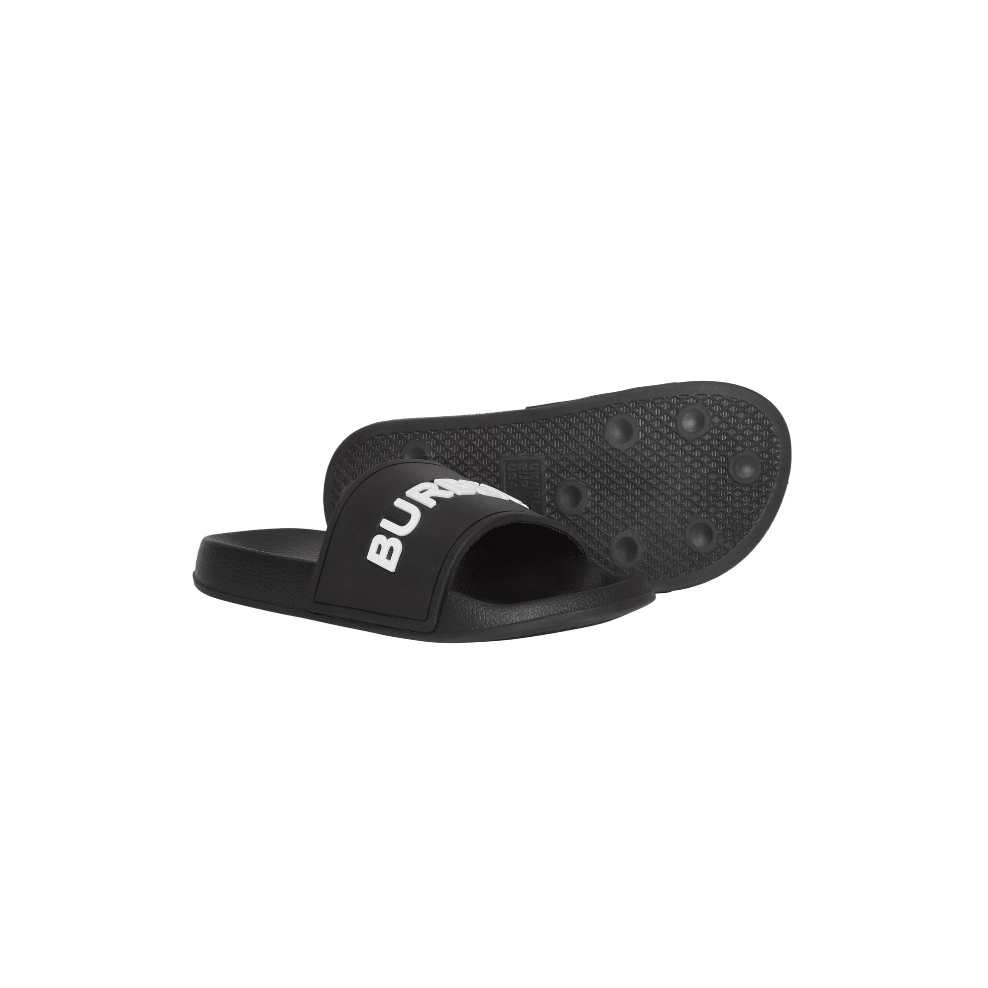 Claquettes kingdom - Noir & blanc optique