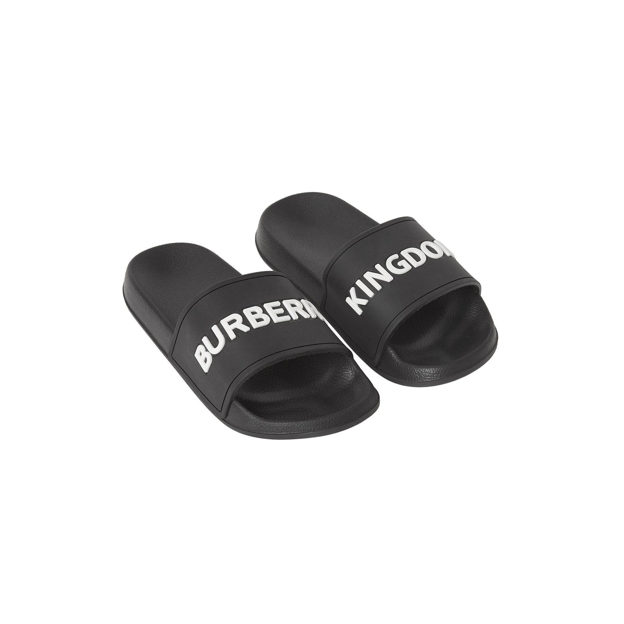Claquettes Kingdom - Noir & Blanc Optique