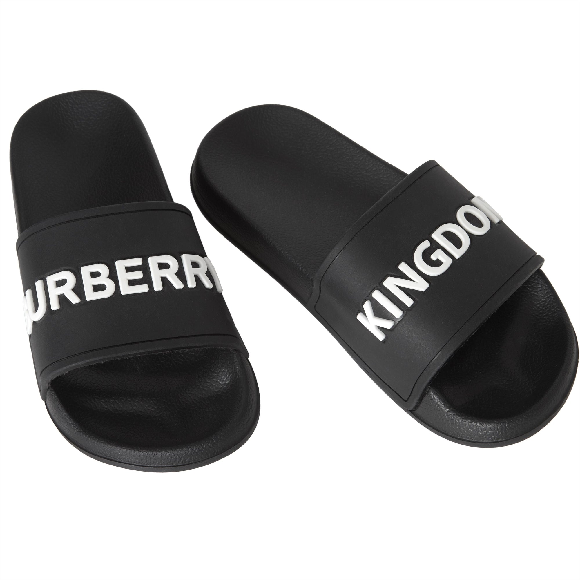 Claquettes kingdom - Noir & blanc optique