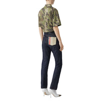 INDIGO Jean droit en denim selvedge japonais