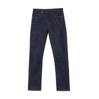 INDIGO Jean droit en denim selvedge japonais