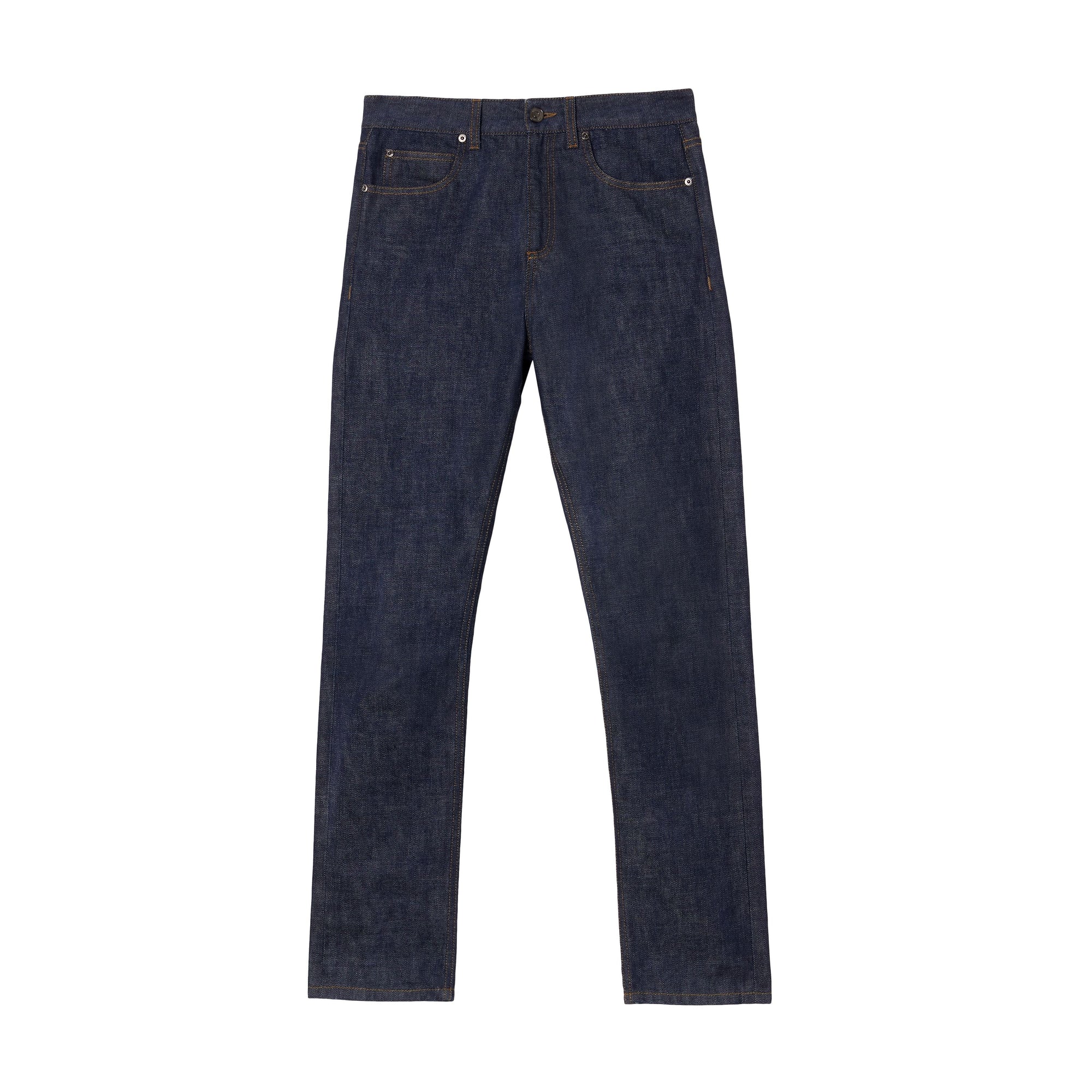 INDIGO Jean droit en denim selvedge japonais