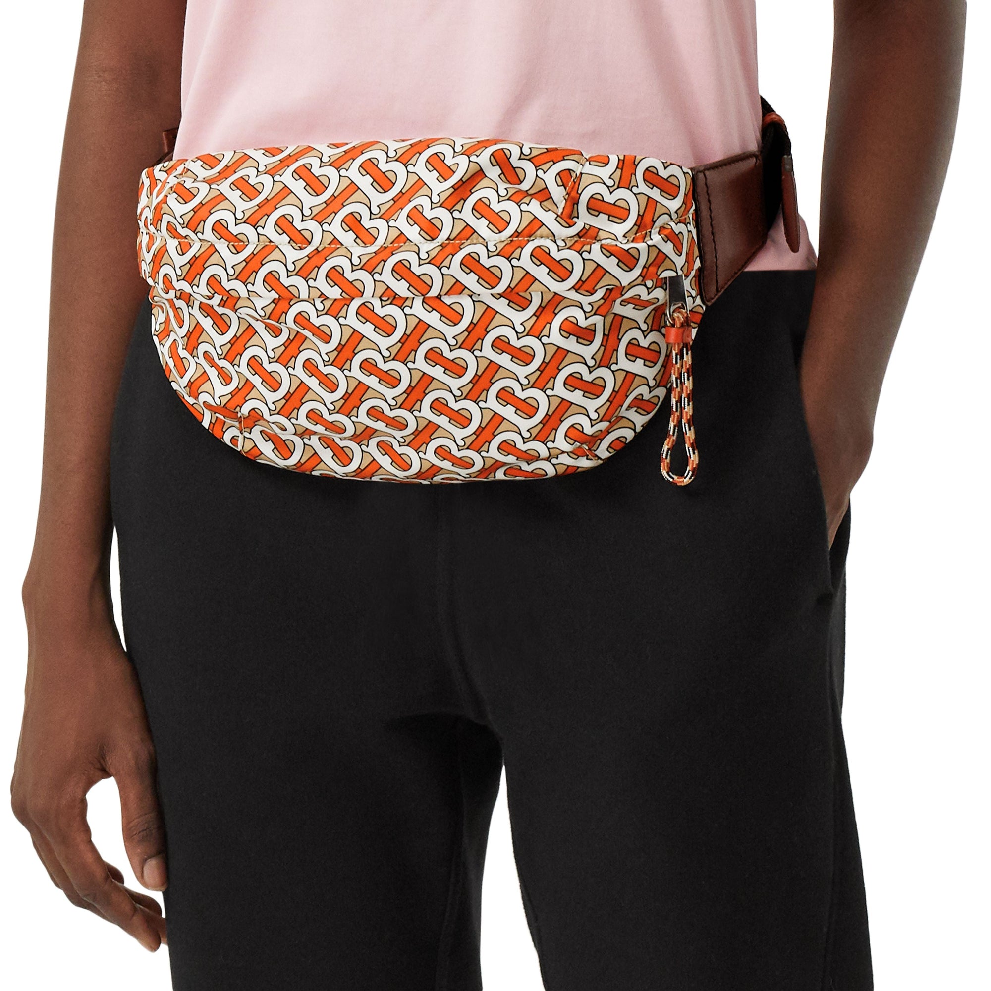 VERMILLION Sac banane moyen à imprimé Monogram