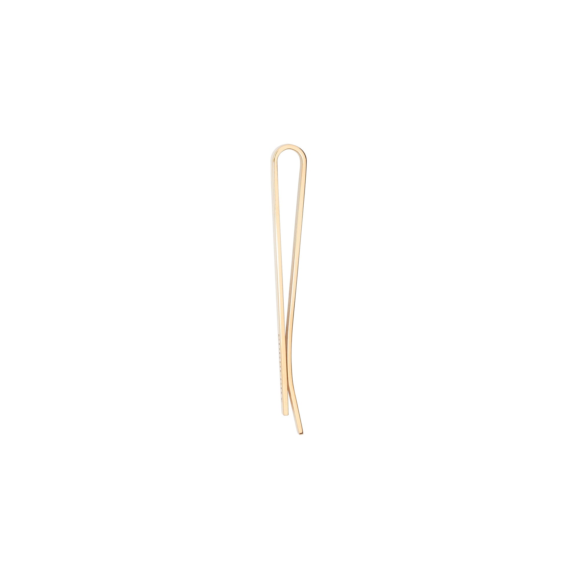 LIGHT GOLD Pince à cravate plaquée or gravée