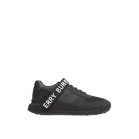 BLACK Sneakers en cuir, nubuck et mesh avec logo