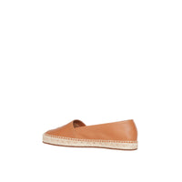 CAMEL Espadrilles en cuir d'agneau à motif Monogram