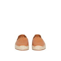 CAMEL Espadrilles en cuir d'agneau à motif Monogram