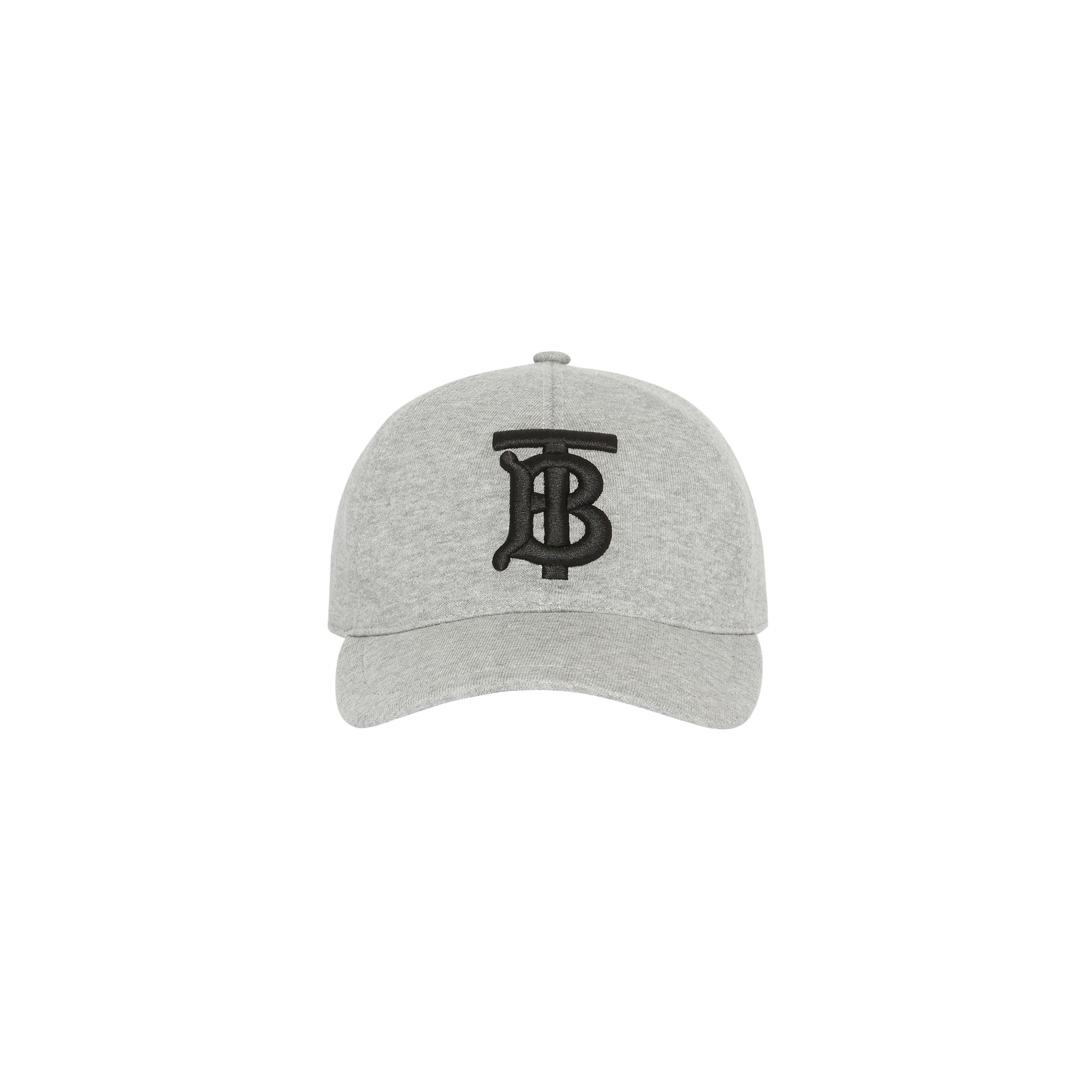 Casquette de baseball monogram - Camaïeu de gris clairs