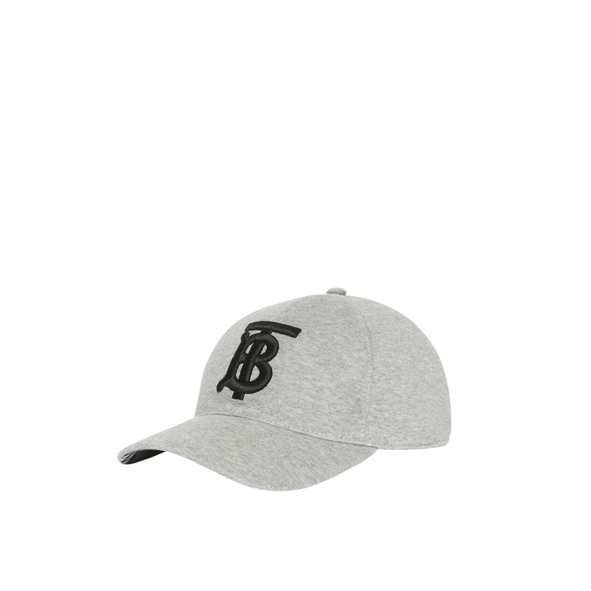 Casquette de baseball monogram - Camaïeu de gris clairs