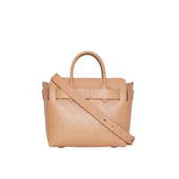 LIGHT CAMEL Petit sac The Belt à triple pression en cuir Monogram