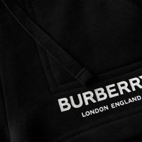 BLACK Short à cordon de serrage en coton avec logo