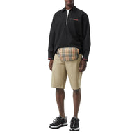 BLACK Chemise à manches courtes de style militaire à logo