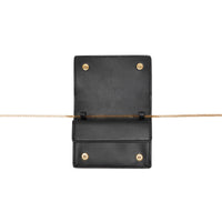 BLACK Porte-cartes en cuir Monogram avec sangle amovible