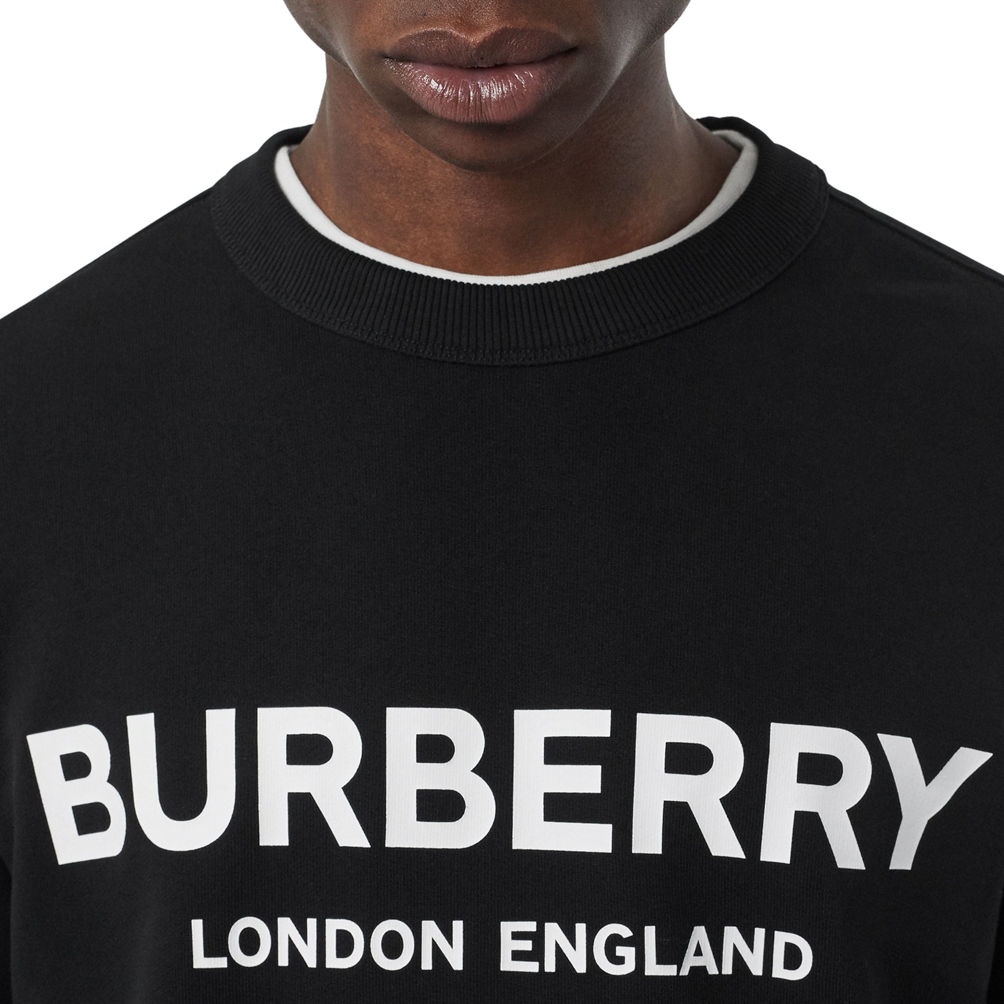 BLACK Sweat-shirt en coton avec logo