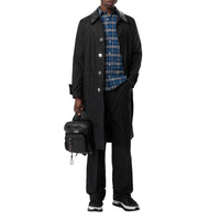 STEEL BLUE IP CHK Chemise à manches courtes en coton check extensible