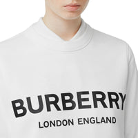 WHITE Sweat-shirt en coton avec logo