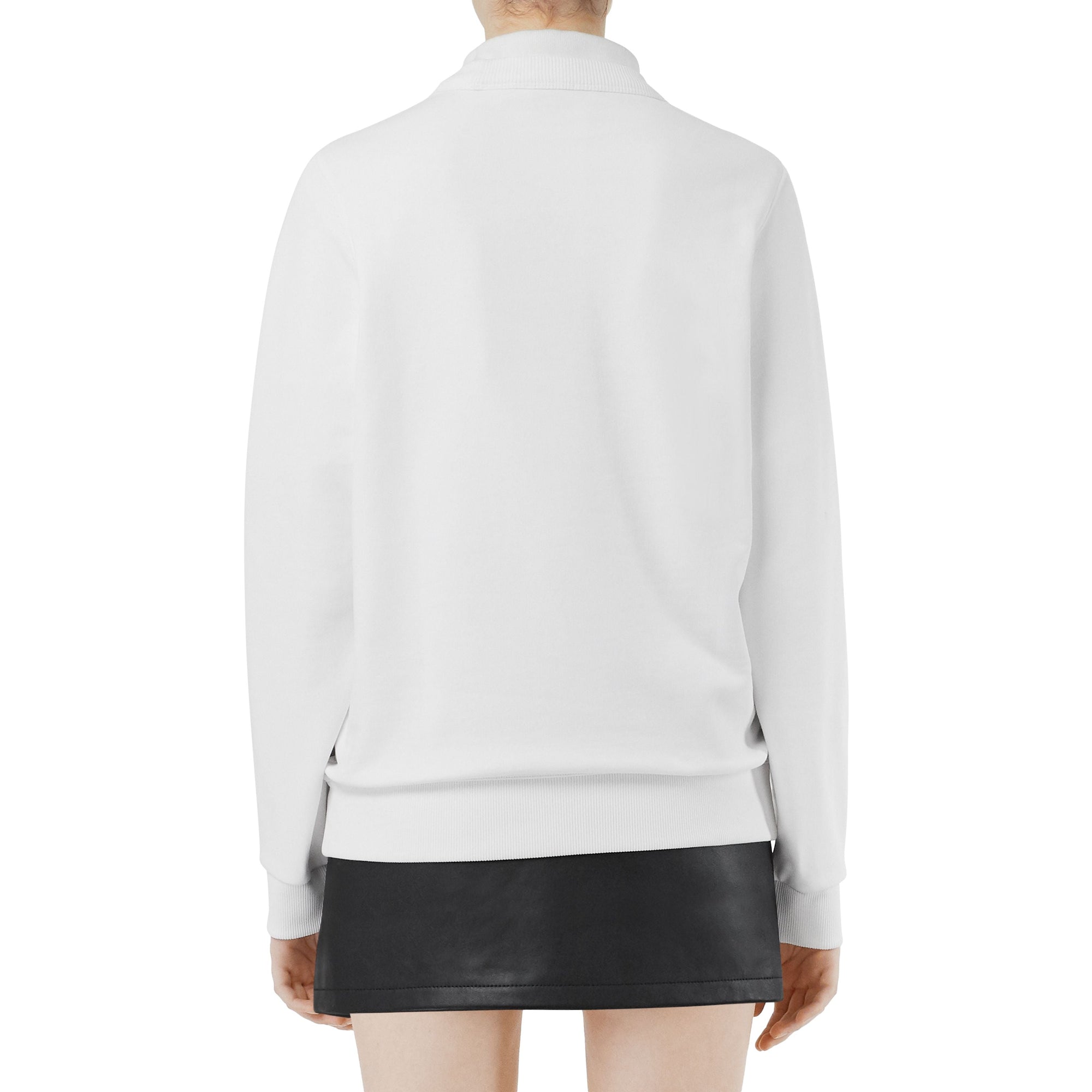 WHITE Sweat-shirt en coton avec logo