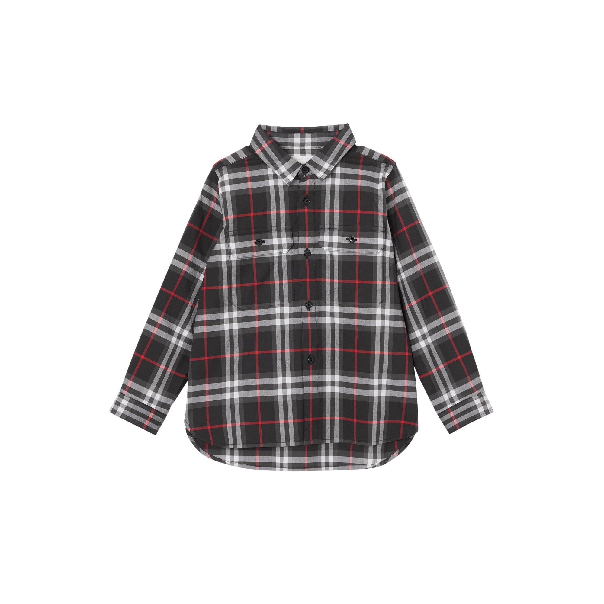 BLACK Chemise en coton Vintage check