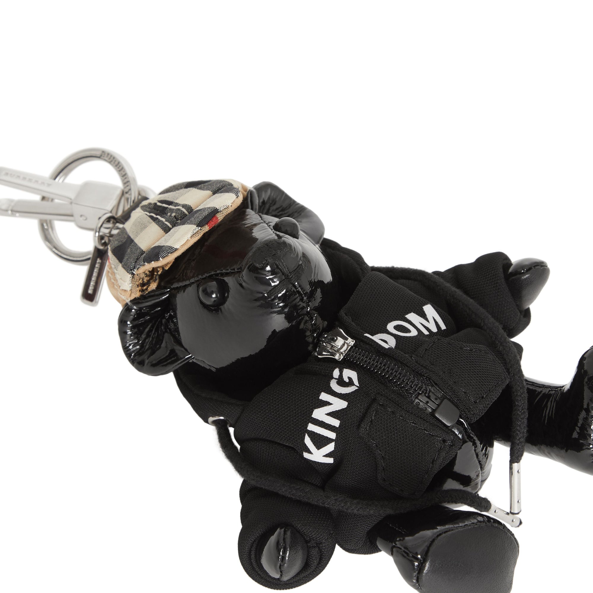 BLACK Bijou porte-clés Thomas Bear avec haut à capuche