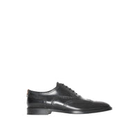 BLACK Richelieus Oxford en cuir