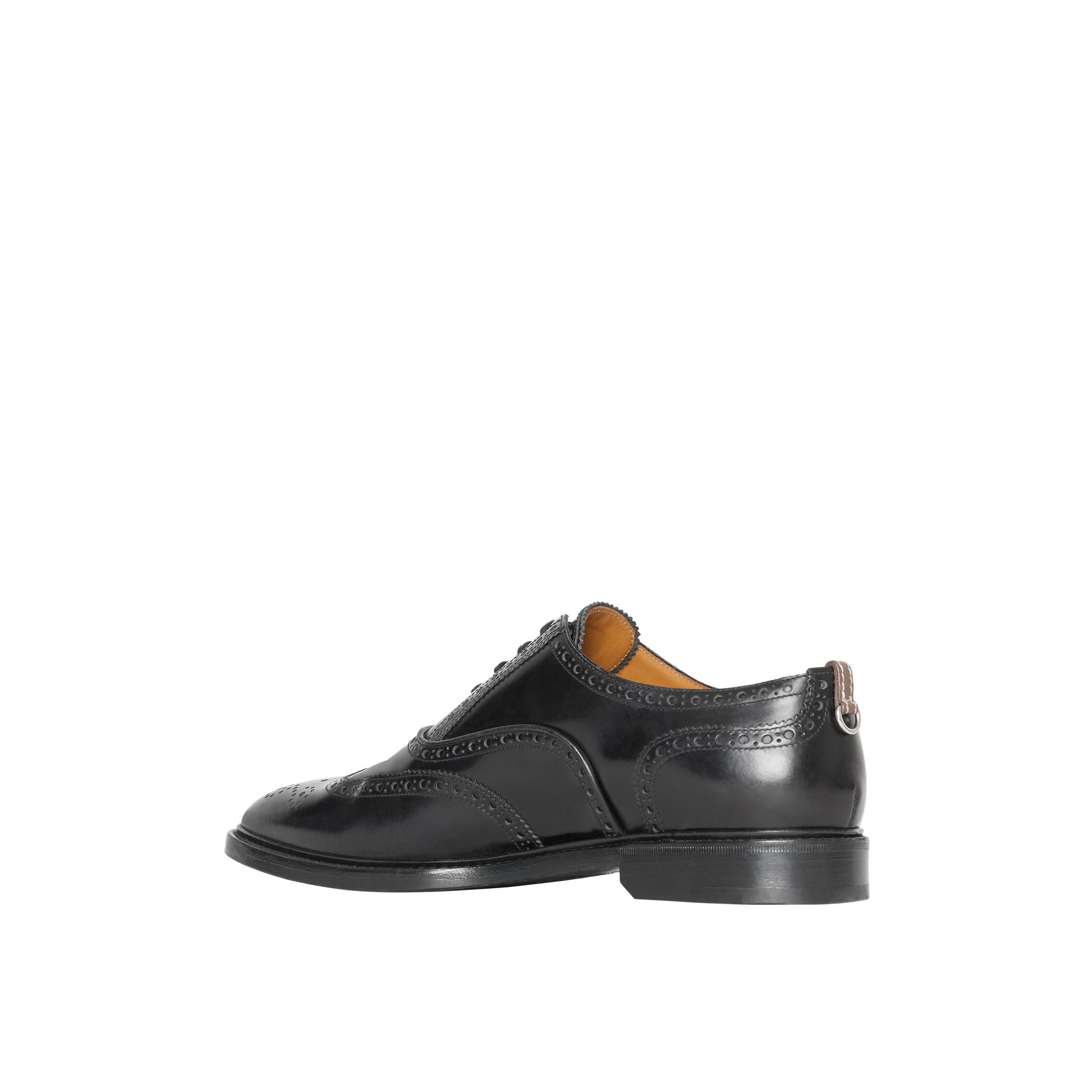 BLACK Richelieus Oxford en cuir