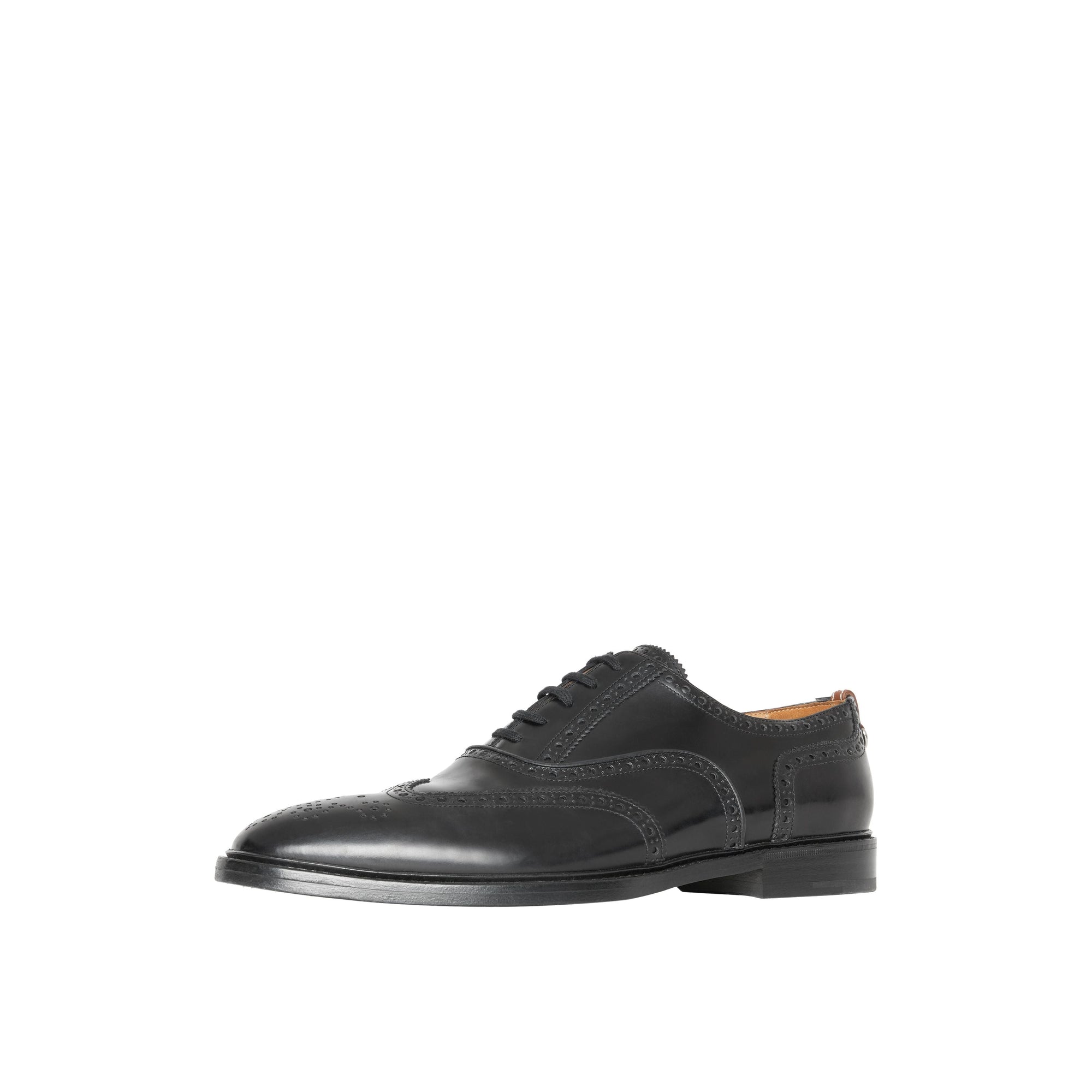 BLACK Richelieus Oxford en cuir