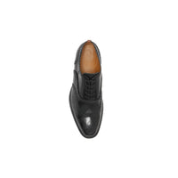 BLACK Richelieus Oxford en cuir