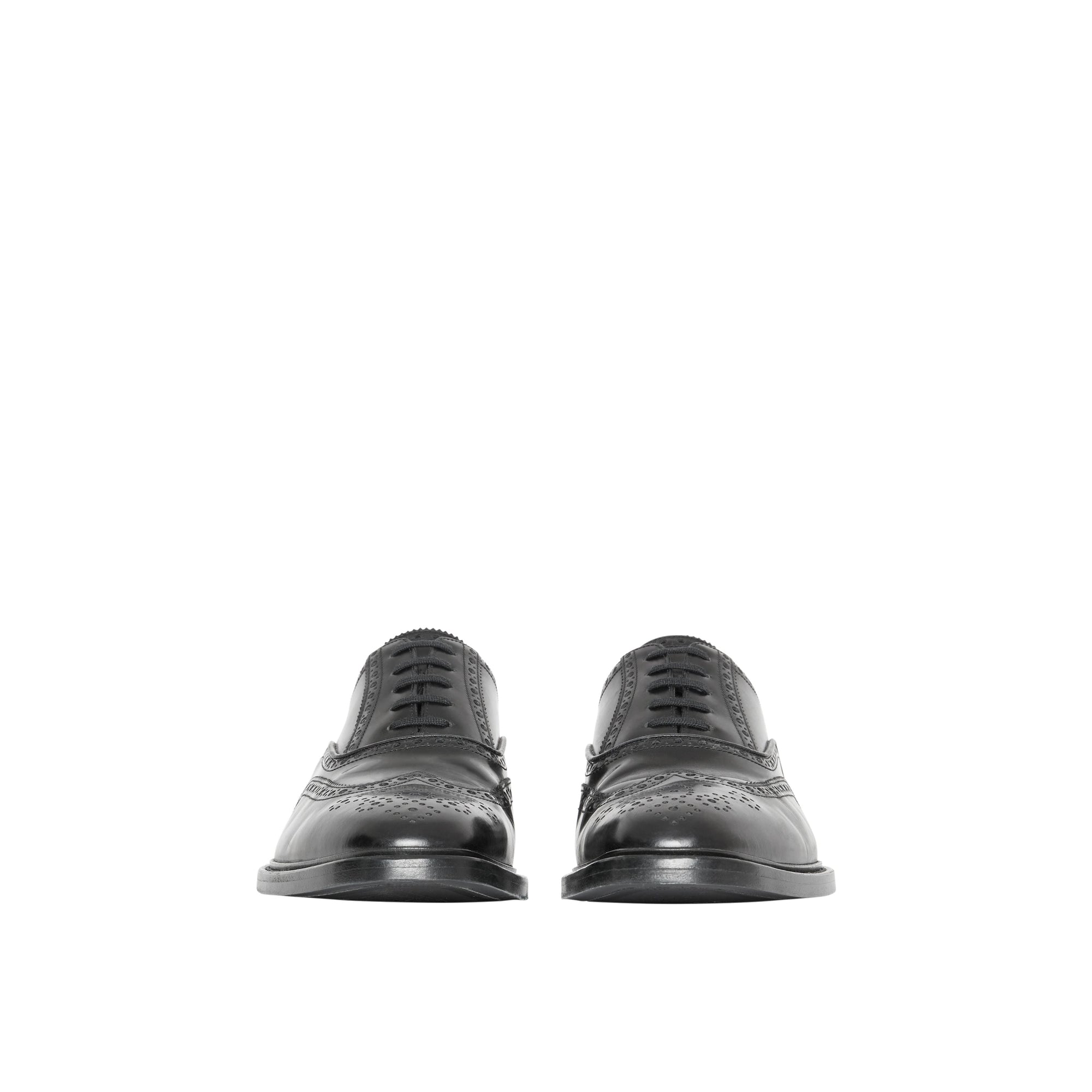 BLACK Richelieus Oxford en cuir