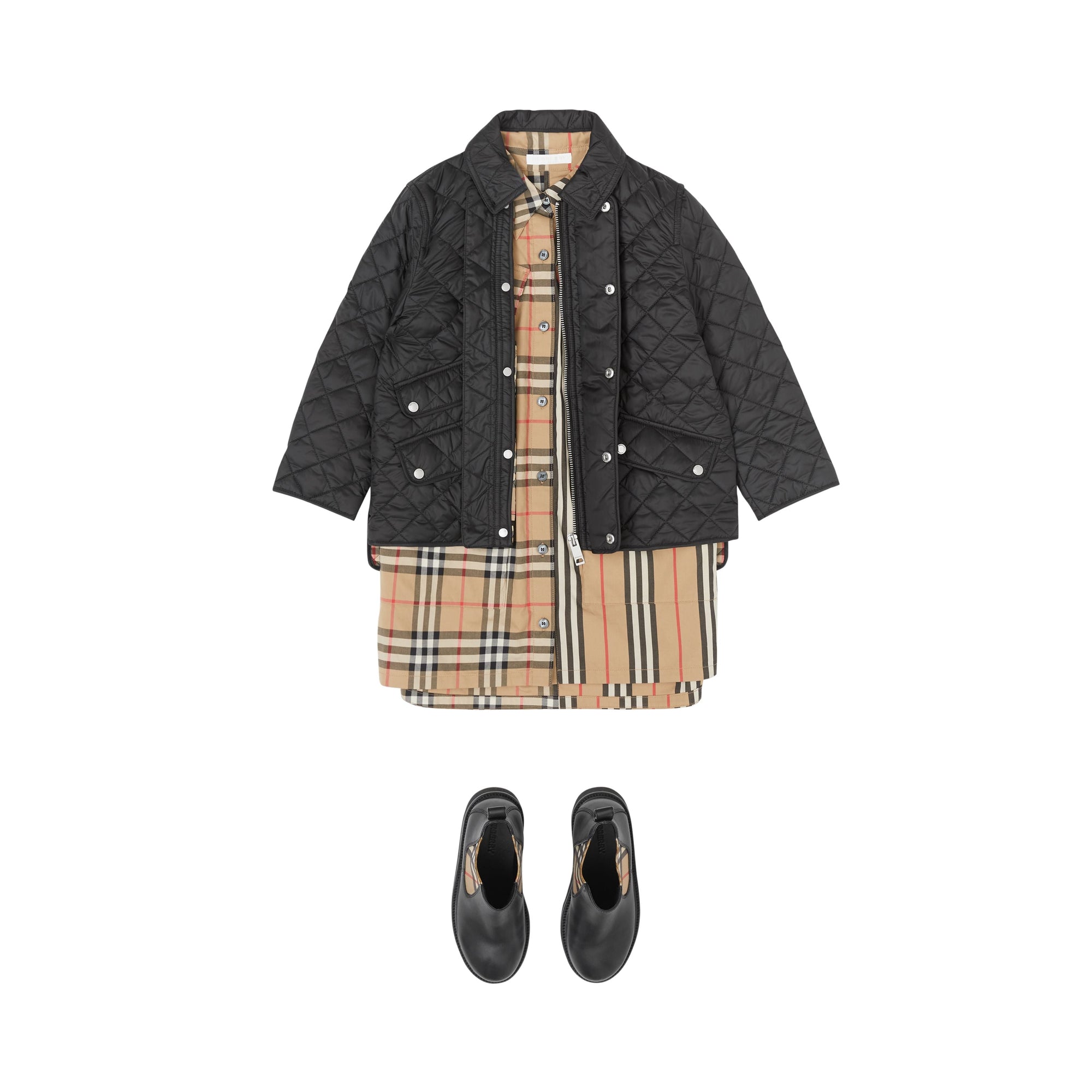 BLACK Veste légère matelassée