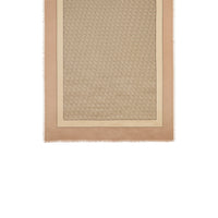 PALE CAMEL Écharpe légère en cachemire Monogram